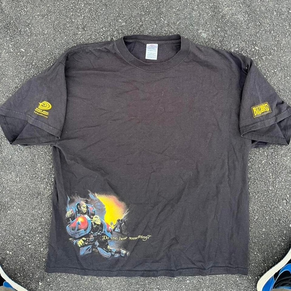 World Of Warcraft Release Employee Celebration Trading Card Game Shirt XL